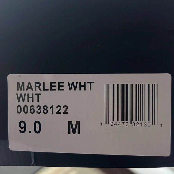 MIA Size 9M Women's Tauren White Tango Combat Boots Mid Heel 2" NIB - Picture 7 of 7